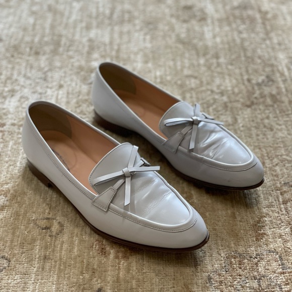 J. Crew Shoes - J Crew Collection Academy Women’s Gray Leather Highland Mist Shoes, Size 7